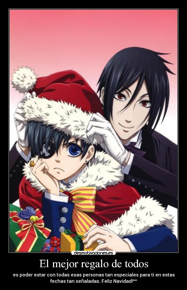 El mejor regalo de todos - es poder estar con todas esas personas tan especiales para ti en estas
fechas tan señaladas. Feliz Navidad!^^