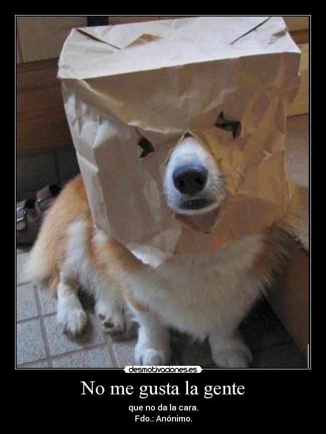 No me gusta la gente - 