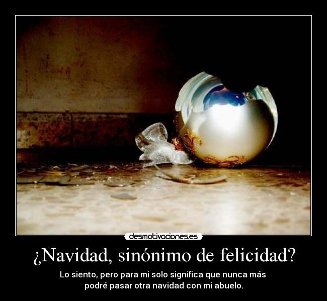 ¿Navidad, sinónimo de felicidad? -