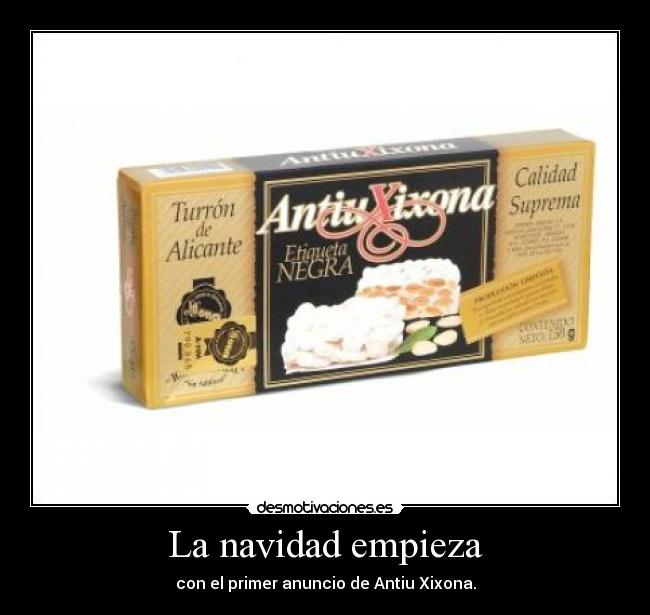 carteles navidad turron desmotivaciones