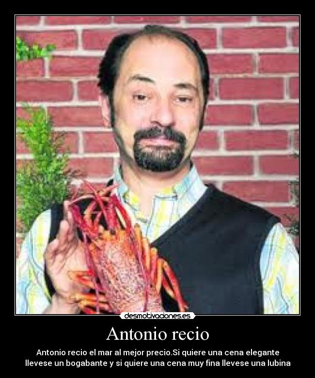 Antonio recio -