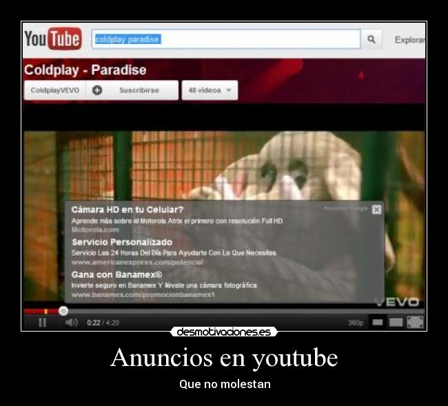 Anuncios en youtube - 