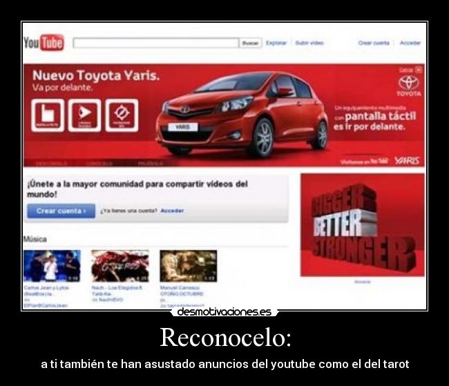 Reconocelo: - a ti también te han asustado anuncios del youtube como el del tarot