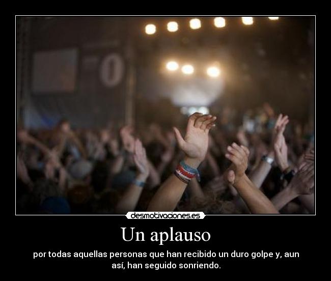 Un aplauso -
