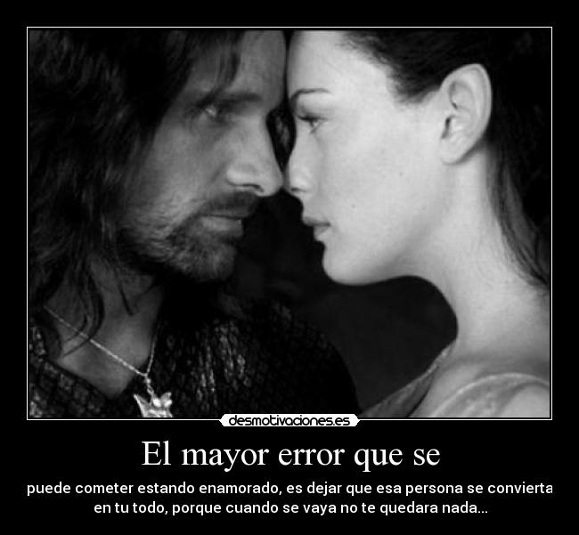 El mayor error que se - 