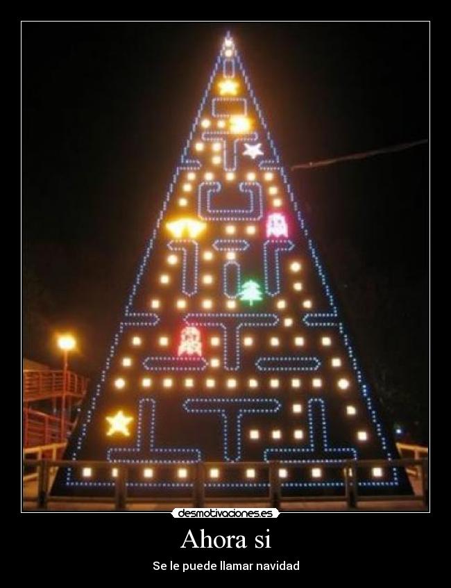 carteles navidad pacman desmotivaciones