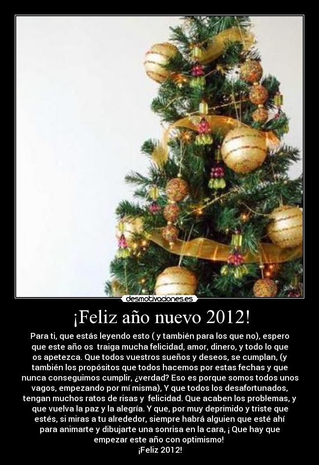 ¡Feliz año nuevo 2012! - 