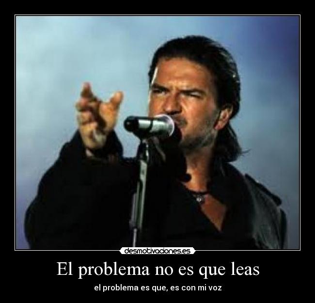 El problema no es que leas -