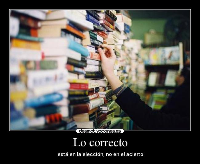 Lo correcto - 