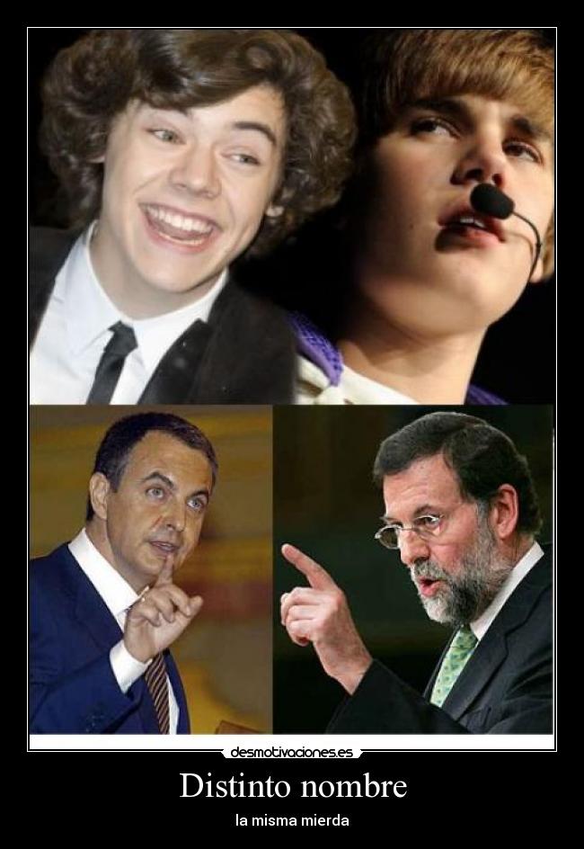 Distinto nombre - la misma mierda