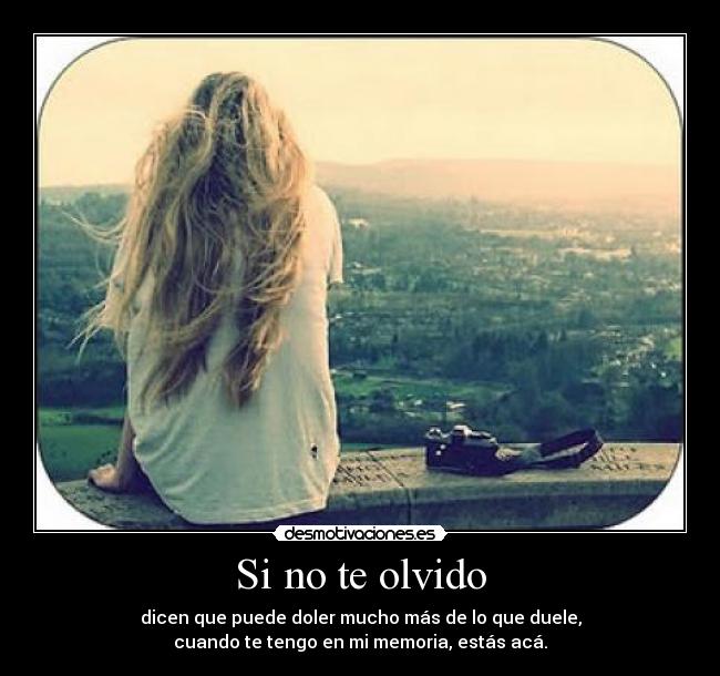 Si no te olvido - 