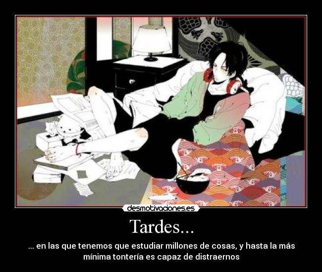 Tardes... -