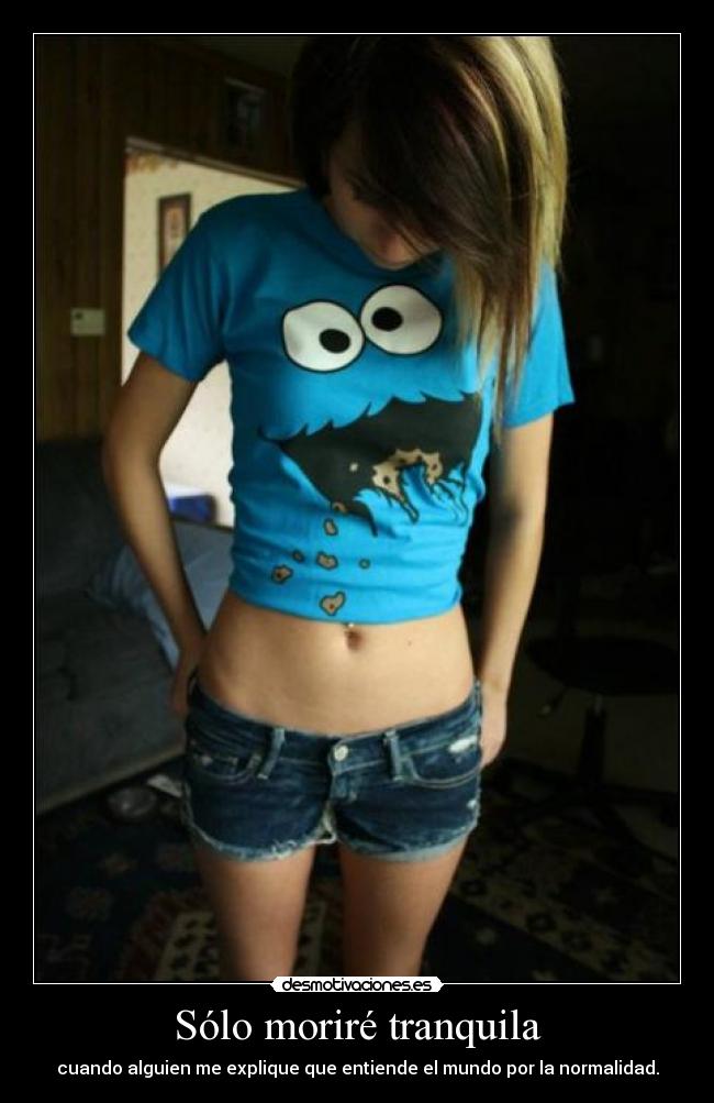 Sólo moriré tranquila - 