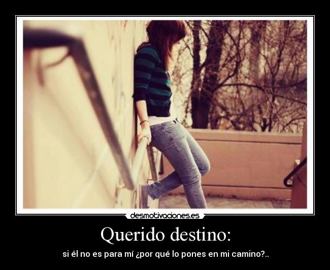 Querido destino: -
