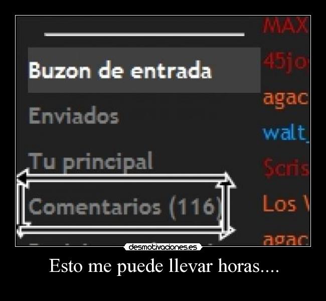 Esto me puede llevar horas.... - 