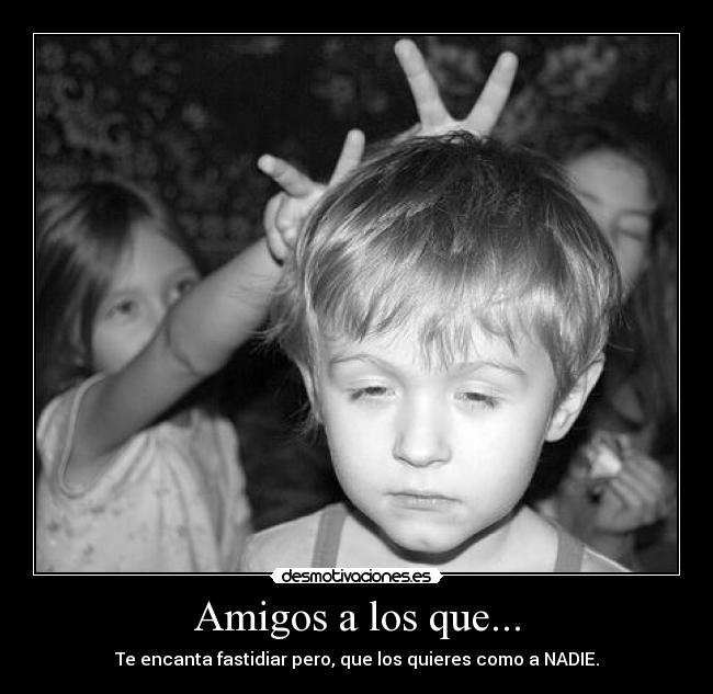 Amigos a los que... -