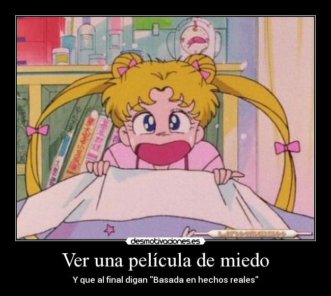 Ver una película de miedo - 