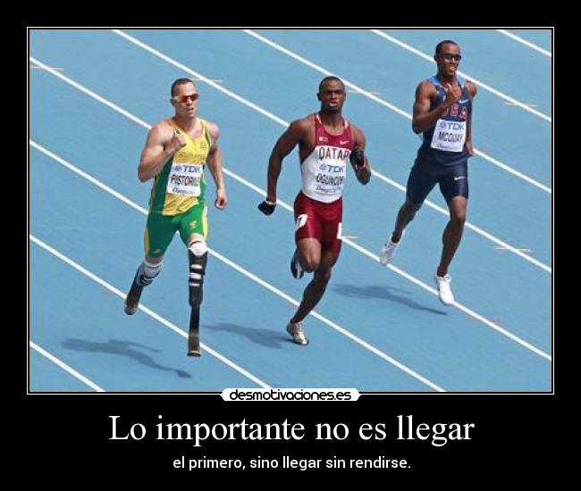 Lo importante no es llegar - 