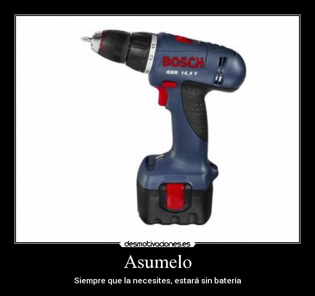 Asumelo - Siempre que la necesites, estará sin batería