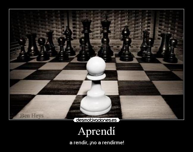 Aprendí -