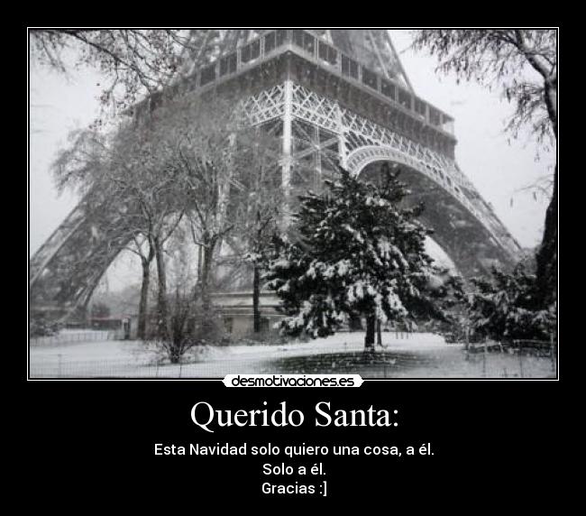 Querido Santa: - 