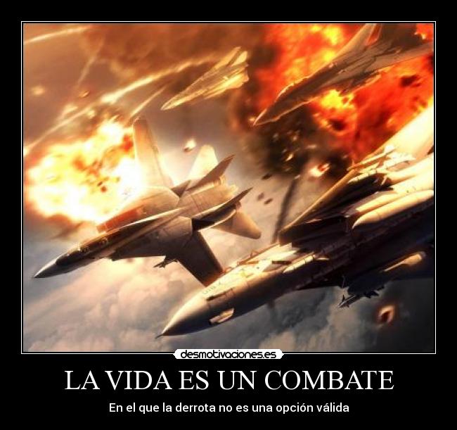 LA VIDA ES UN COMBATE - 