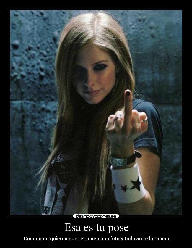 Esa es tu pose - Cuando no quieres que te tomen una foto y todavía te la toman