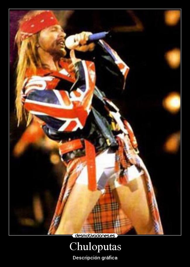 Chuloputas - Descripción gráfica