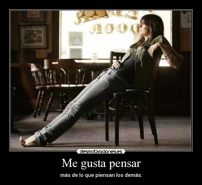 Me gusta pensar - 