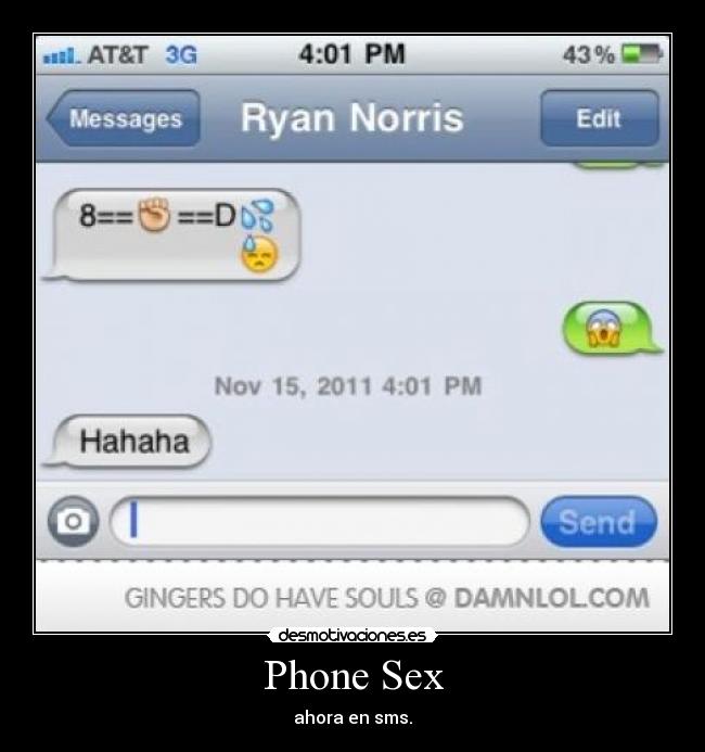 Phone Sex - ahora en sms.