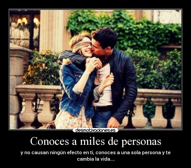 Conoces a miles de personas - 
