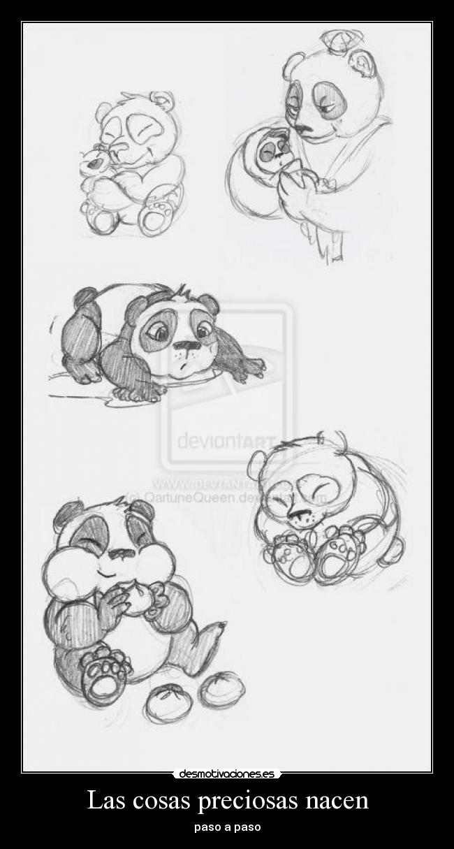 Las cosas preciosas nacen - paso a paso