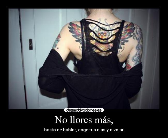 No llores más, - 