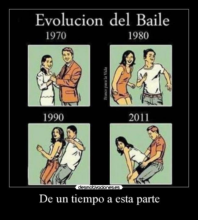 De un tiempo a esta parte -