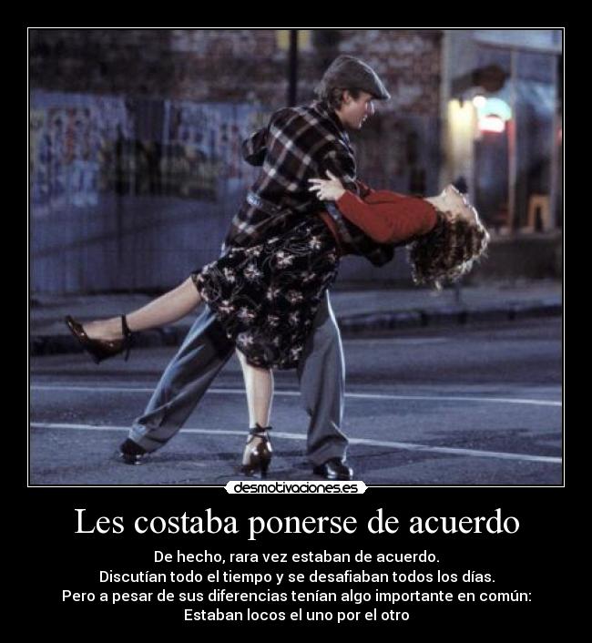 Les costaba ponerse de acuerdo - 