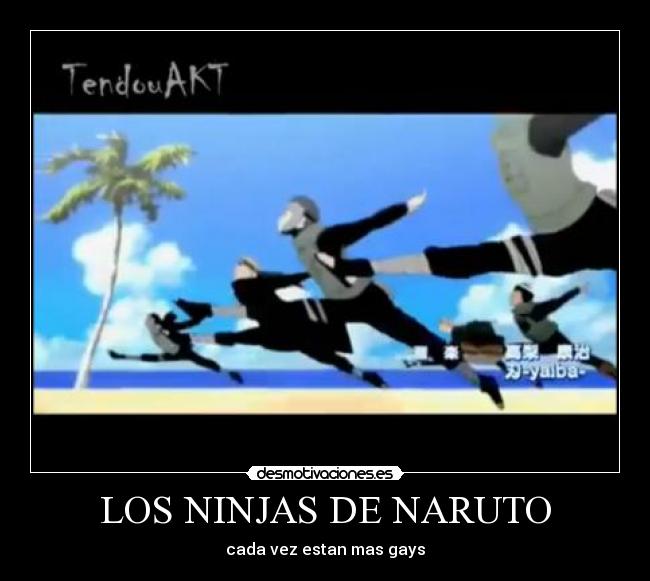 LOS NINJAS DE NARUTO -