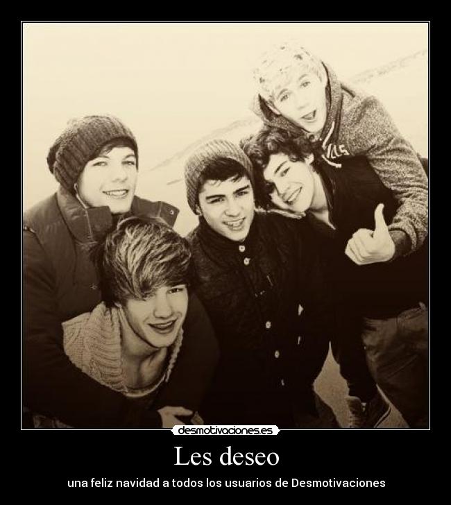 Les deseo -