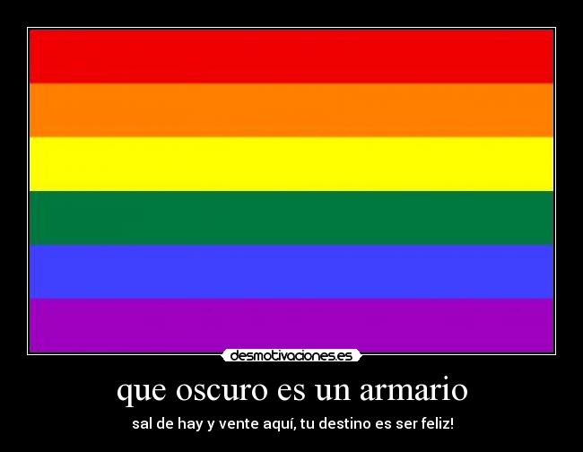 que oscuro es un armario -