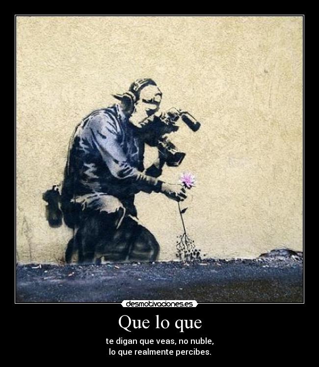 Que lo que -