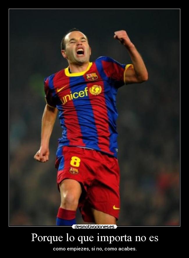 Porque lo que importa no es - 