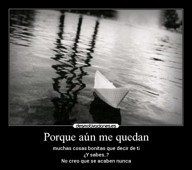 Porque aún me quedan -