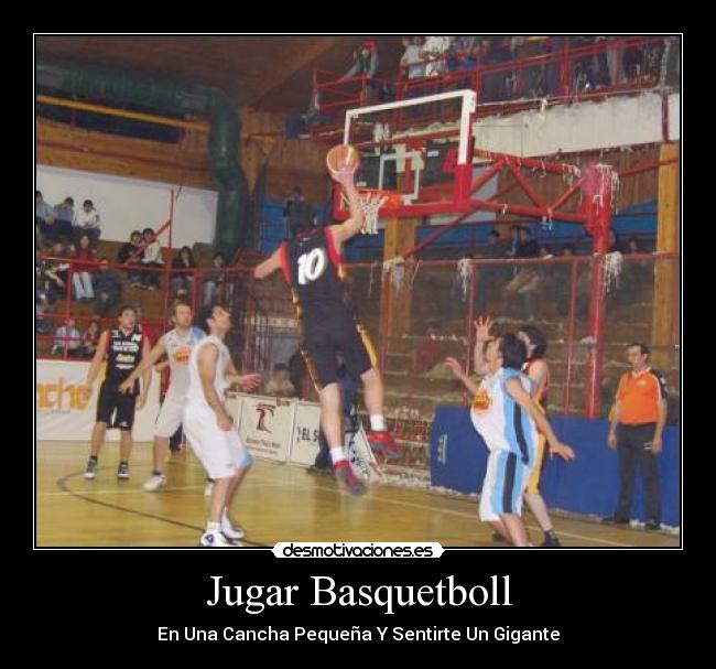 Jugar Basquetboll - En Una Cancha Pequeña Y Sentirte Un Gigante