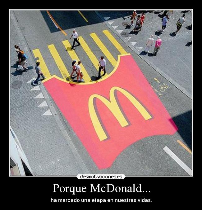 Porque McDonald... - 