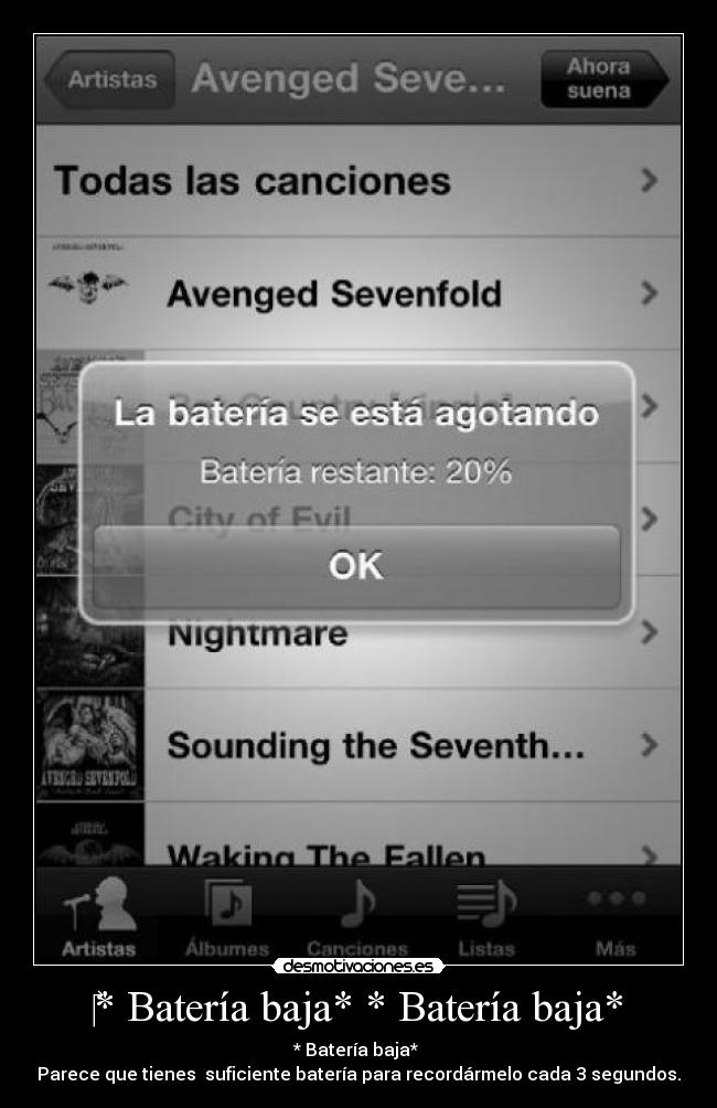 ‎* Batería baja* * Batería baja* - 