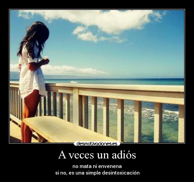A veces un adiós -
