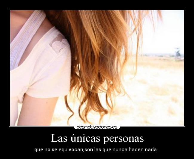 Las únicas personas - 