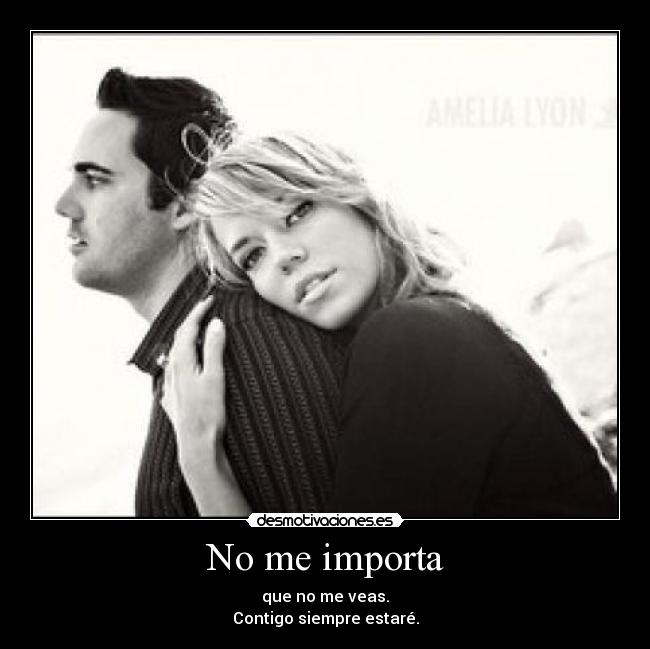 No me importa - 