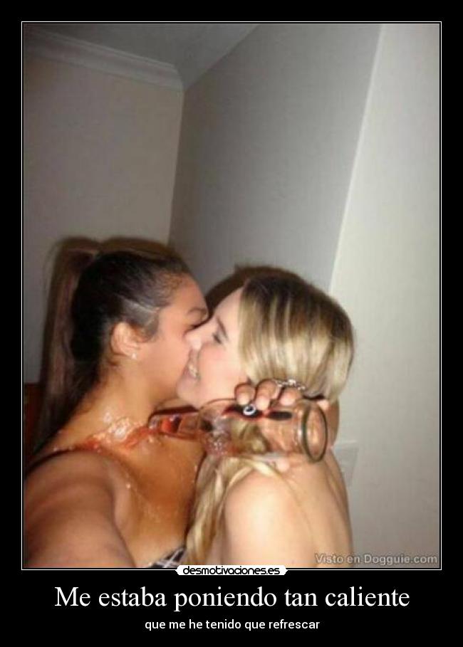 Me estaba poniendo tan caliente - que me he tenido que refrescar