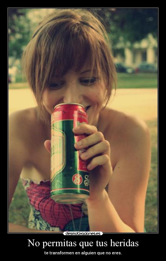 carteles permitas que tus heridas transformen alguien que eres desmotivaciones