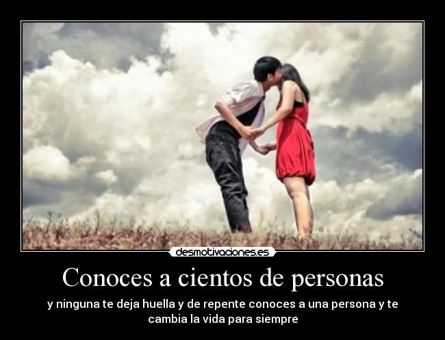 Conoces a cientos de personas -